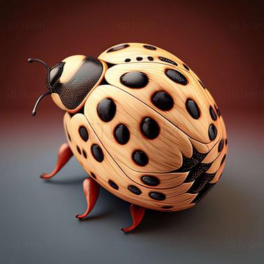 3D модель Coccinellinae (STL)